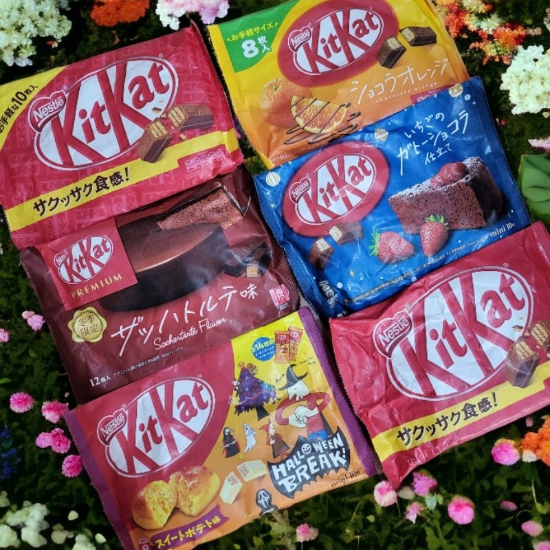 

Kitkat original jepang/ kitkat strawberry cheese cake/ kitkat easter break banana