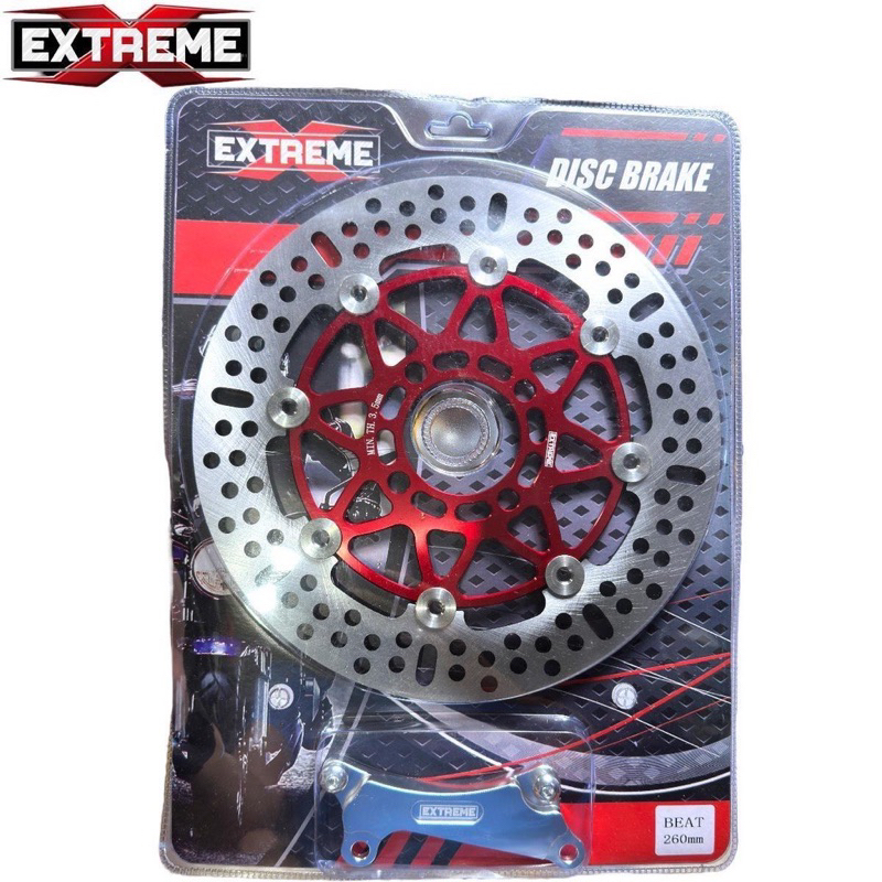 Piringan Cakram Depan Extreme 260Mm Disc Brake Floating Full Cnc Model Psm Motor Beat Vario 110 125 150 160 Scoopy Genio Fazio Spacy Ukuran 260 mm Universal