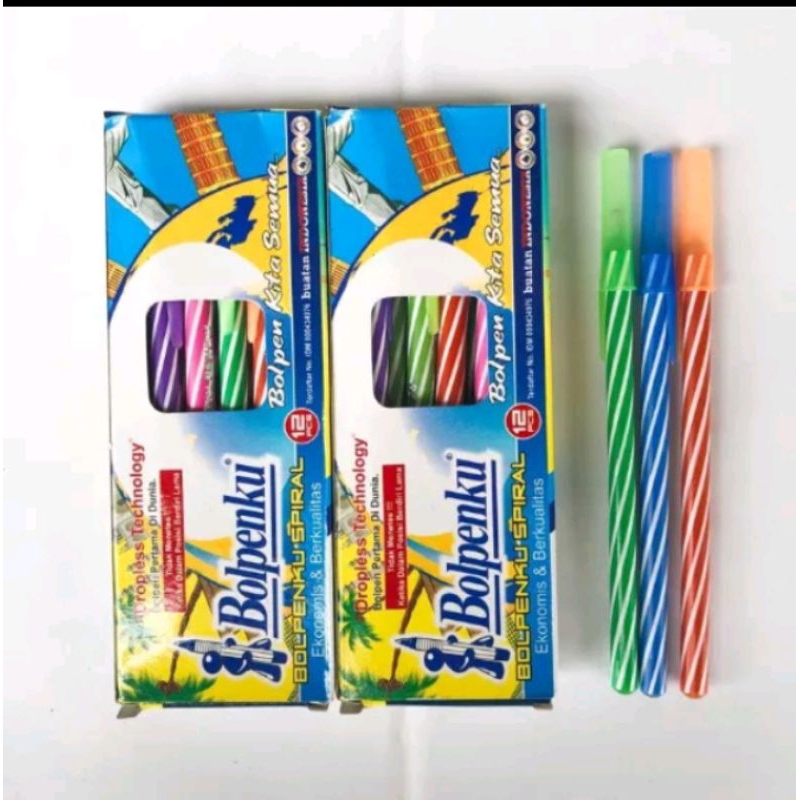 

1pack bolpoin ulir murah