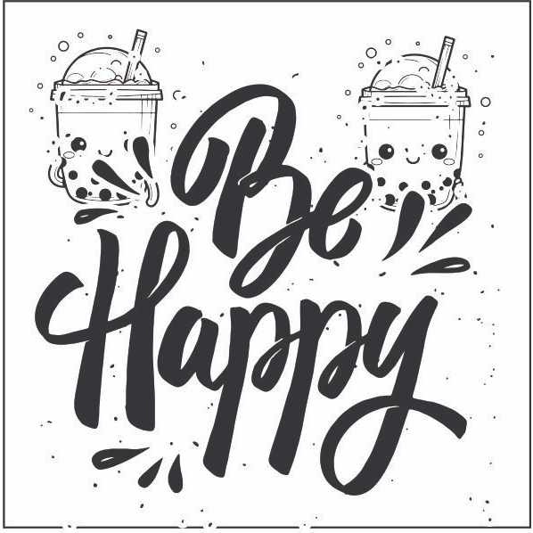 

100 pcs kata kata englis minuman cup