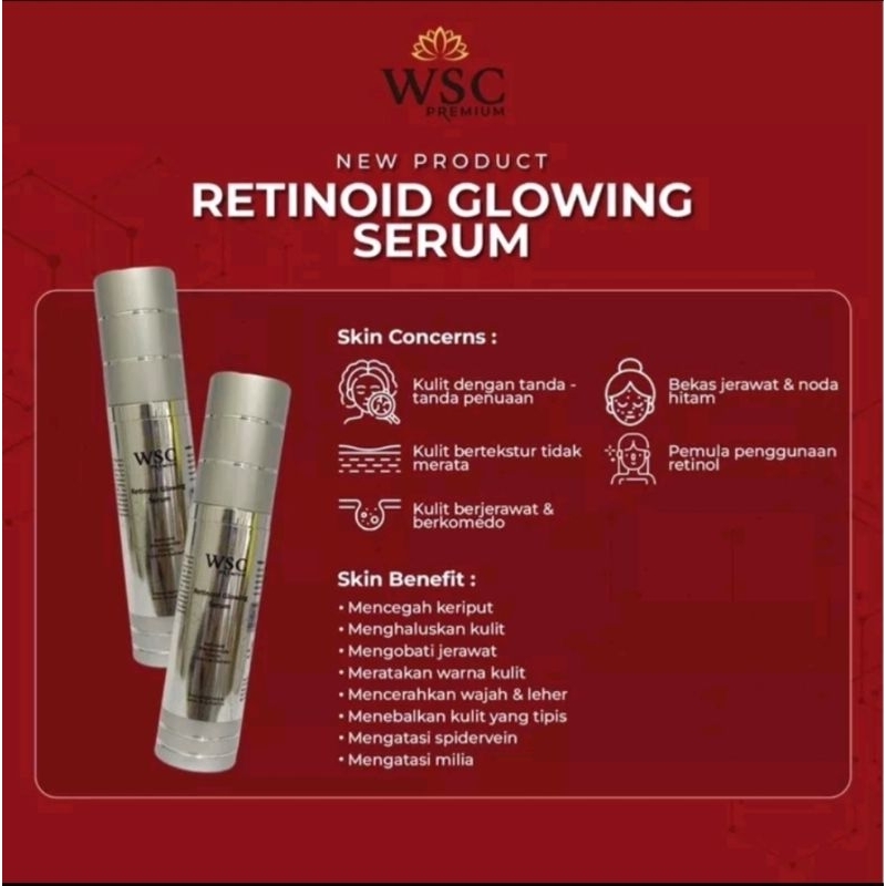 serum retinoid glowing wsc