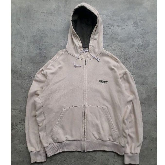 HOODIE ELLESSE SECOND | ELLESSE SMALL LOGO | ELLESSE BASIC HOODIE ZIPP