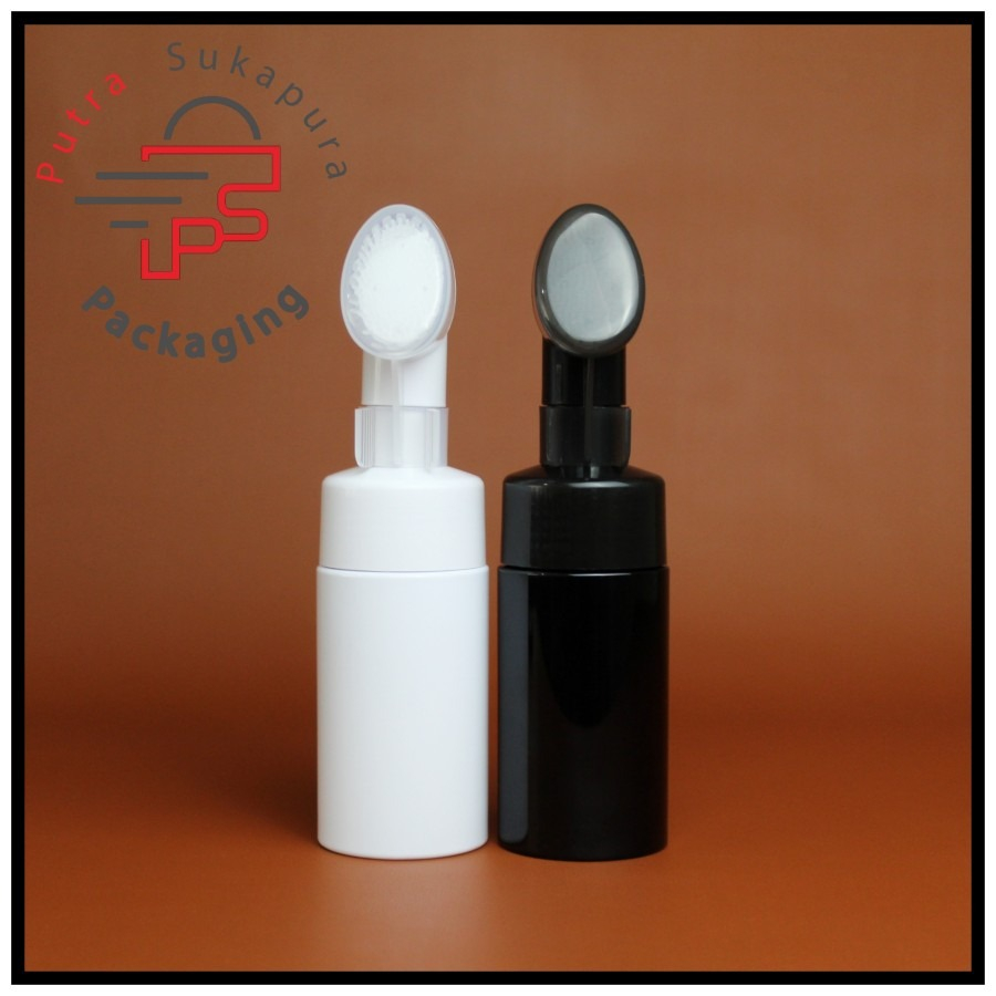 botol foam 100ml / botol cleansing facial foam brush pump 100ml