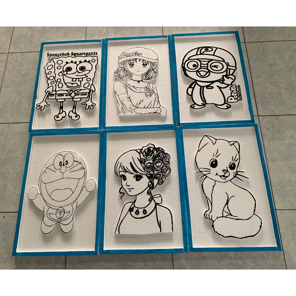 

HLS - (1pcs) Lukis Sterofoam 3D UK 33X50 / Styrofoam 3 Dimensi / Sterofoam Lukis Anak Timbul uk 33x50
