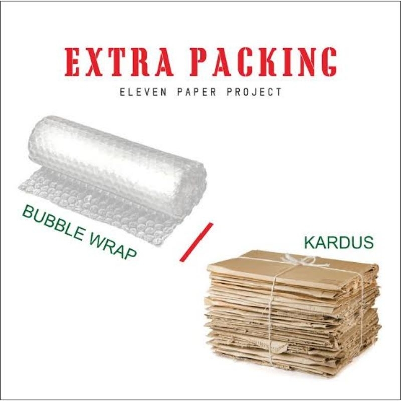 

Extra packing kardus atau bubble wrap agar lebih aman