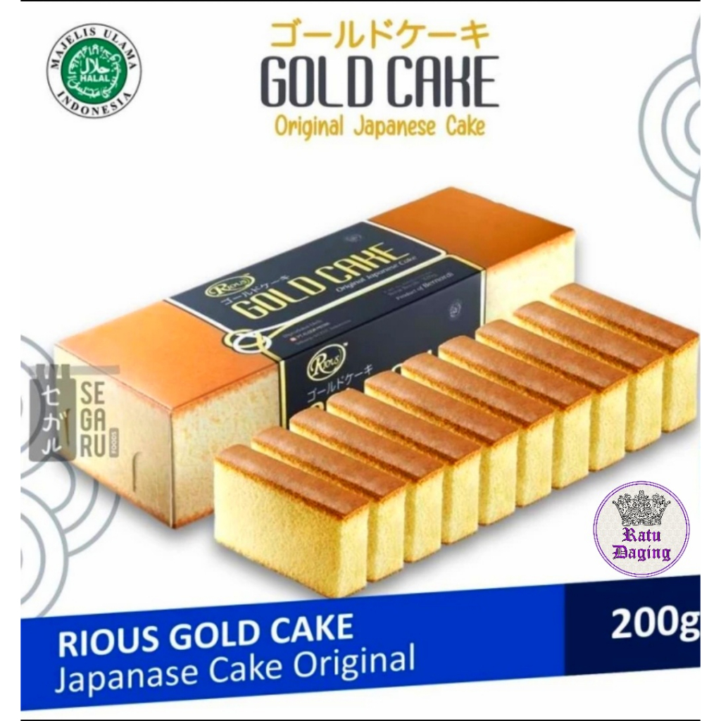 

Rious Japanese Gold Cake Original 200gr