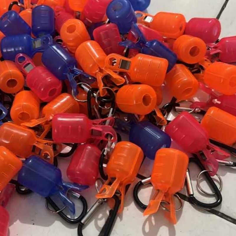 Egi Hook Cap With Key Ring - Pelindung Hook Cumi - Cover Kail Pancing Cumi - Helm Hook Cumi