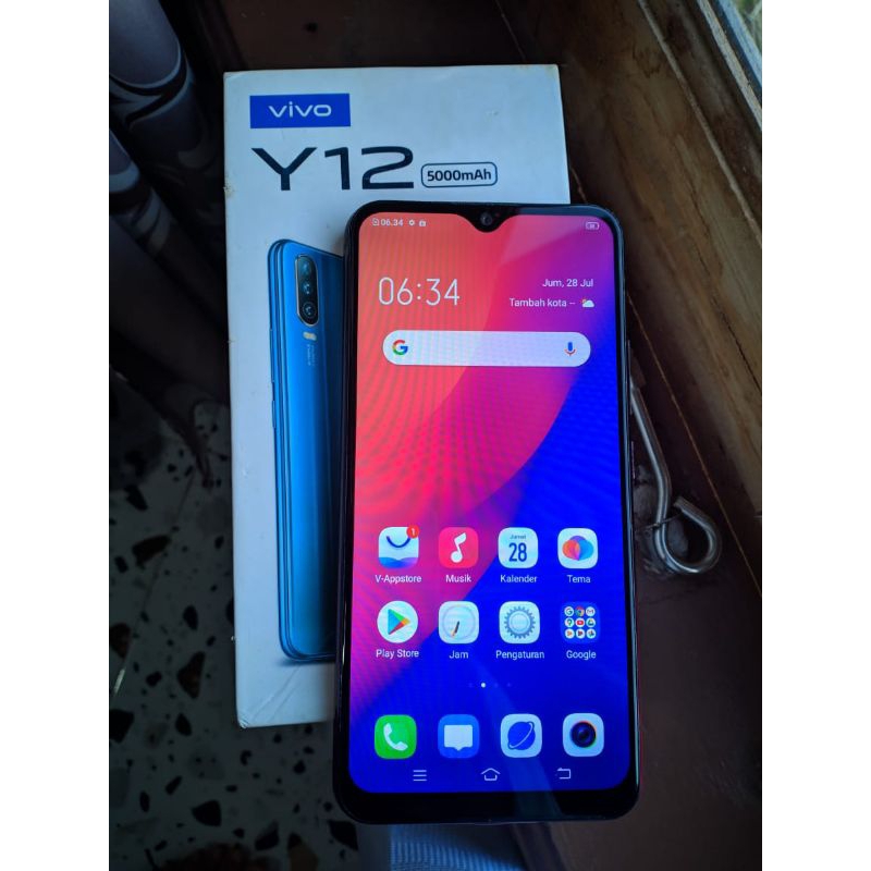 Vivo y12 segel Resmi 3/64GB second