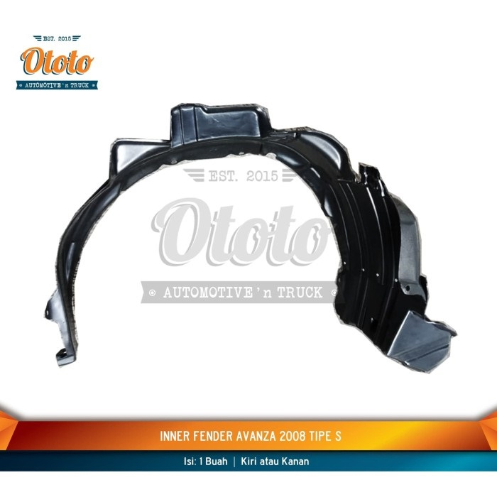 Liner Fender AVANZA 2008 TYPE S KANAN / KIRI