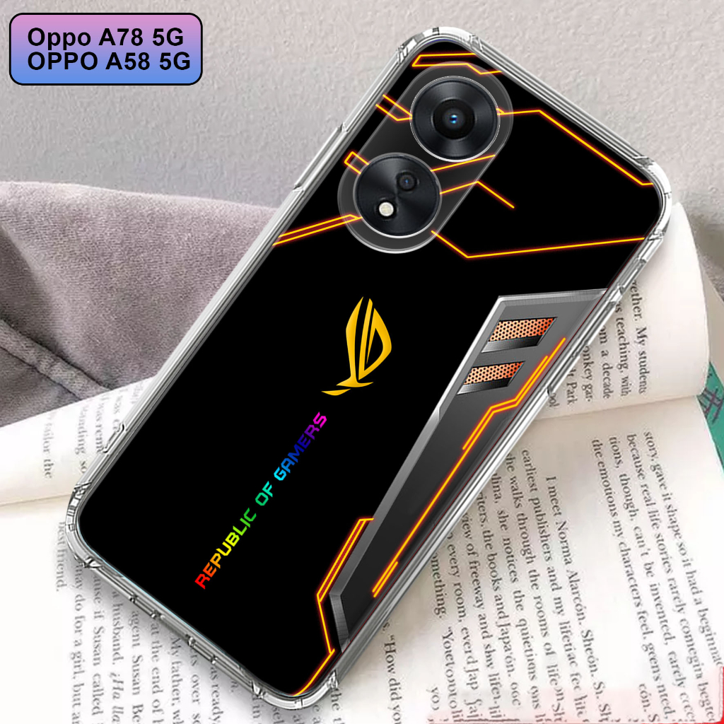 Case OPPO A78 5G / A58 5G - Casing OPPO A78 5G / A58 5G (R0G) - Case Hp - Casing Hp - Softcase Hp - 