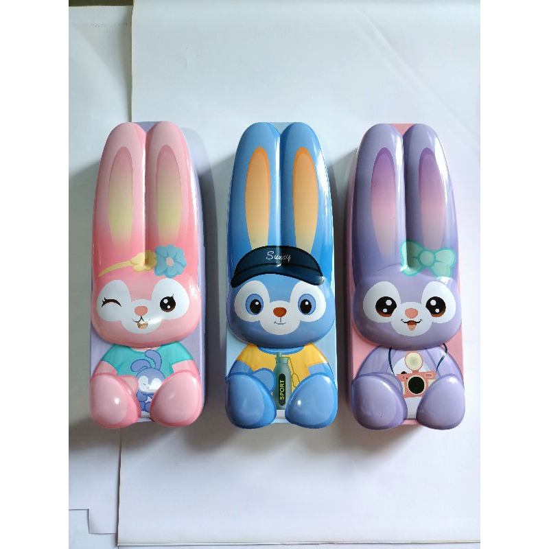 

Kotak Pensil Kaleng 2 Tingkat / Kotak Pensil Lucu Rabbit / Pencil Case Rabbit