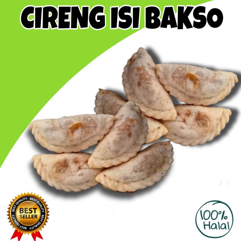 

Cireng isi bakso pedas cap dul Isi 10 Pcs