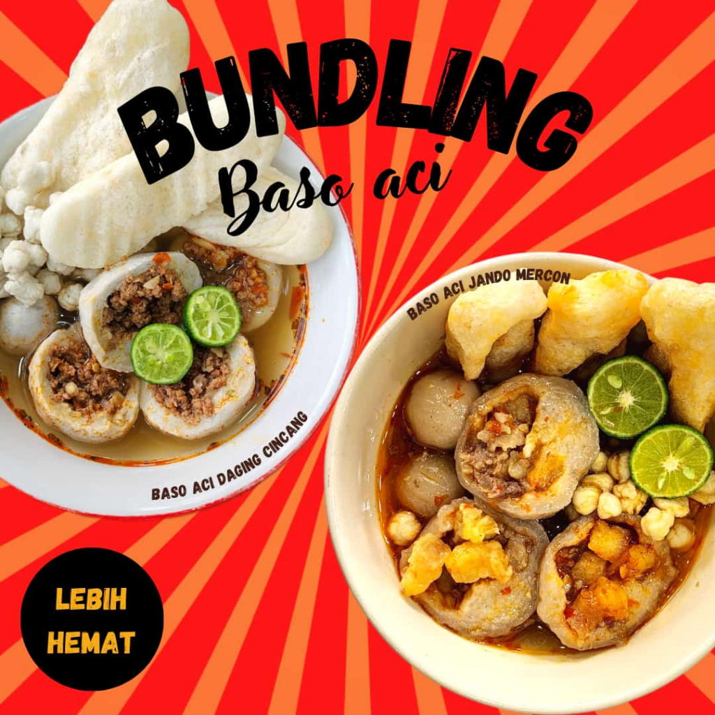 

BUNDLING BASO ACI DAGING CINCANG & JANDO MERCON