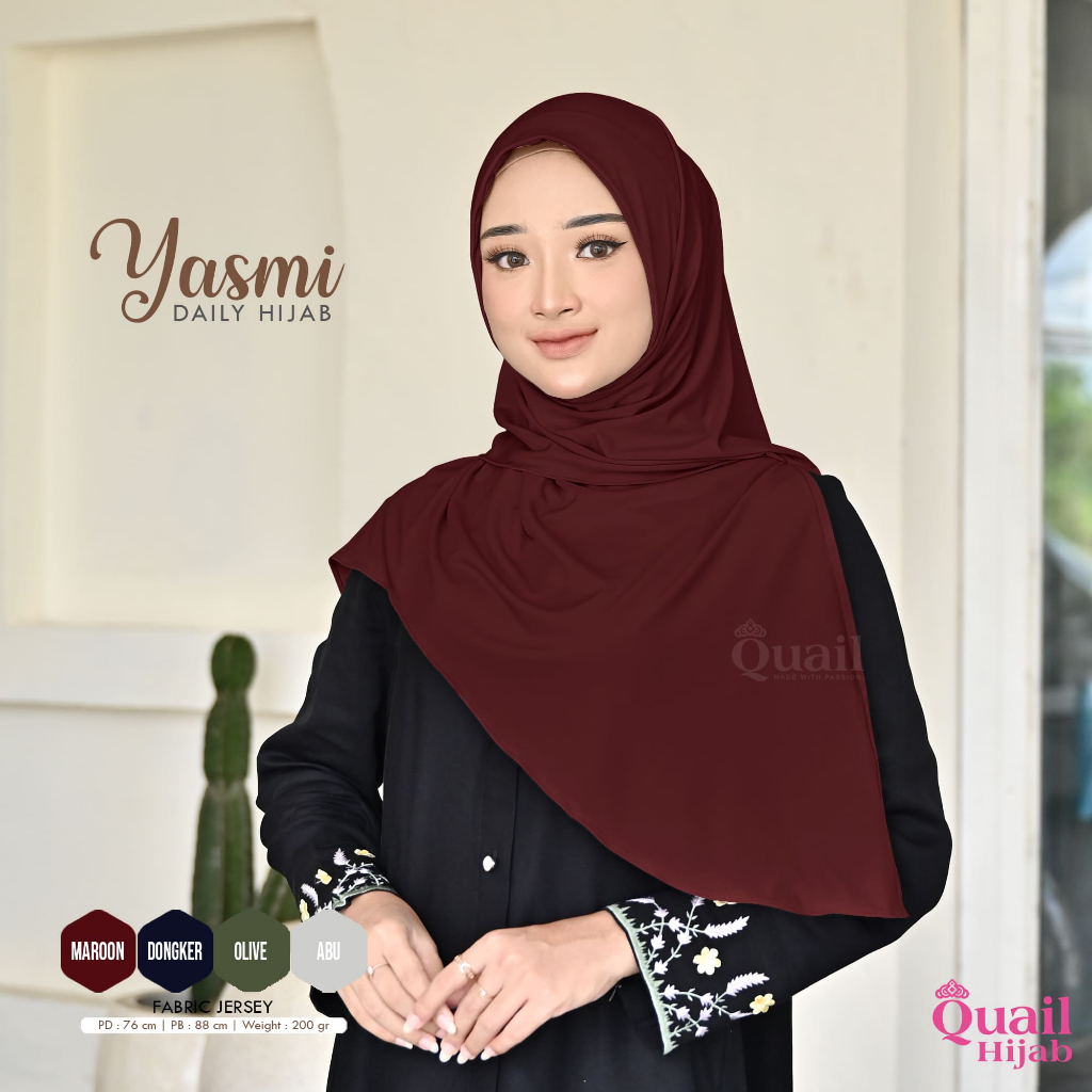 Quail Hijab - YASMI DAILY HIJAB ORI QUAIL