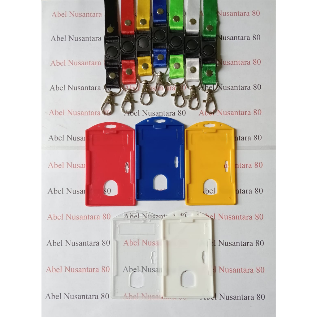 

Paket Casing ID Card Plastik EvBes dengan Tali Kait 1.5cm Stofer