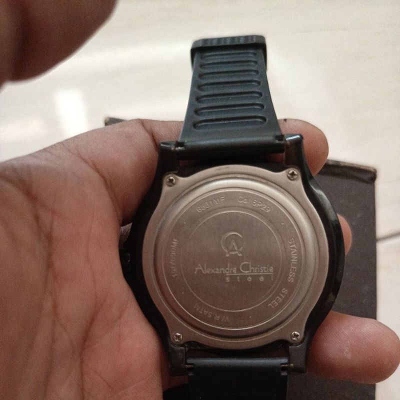 jam tangan Original AC Alexandre Christie chronograph preloved second bekas