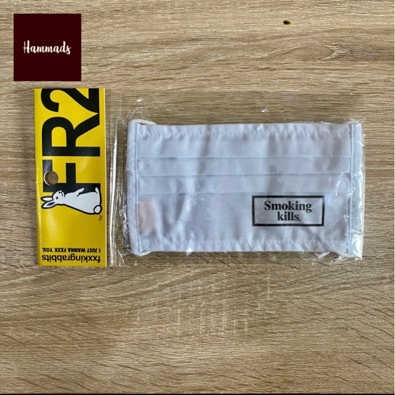 Fxxking Rabbits [FR2] Small Logo Mask White