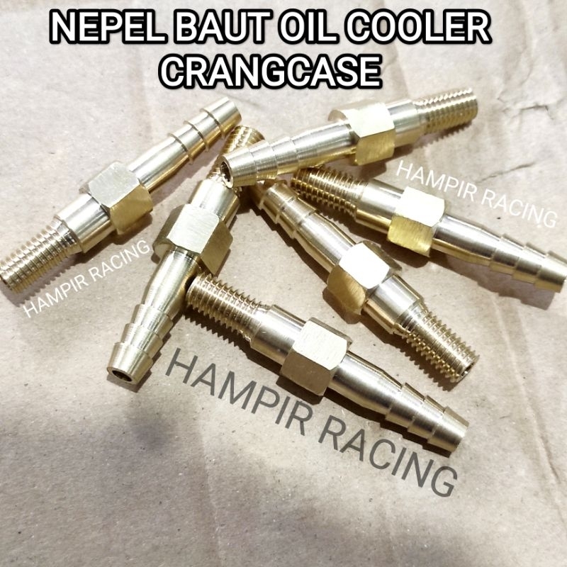 [COD] NEPEL CRANGKASE OIL COOLER KUNINGAN NEPEL CRANGKASE HEAD JALUR SELANG OIL COOLER NEPEL BAUT KU