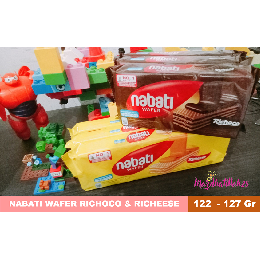 

Nabati Wafer Richoco dan Richeese 122-127 Gr