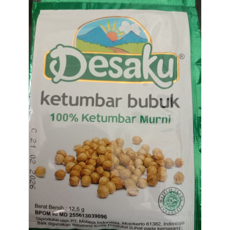 

Ketumbar bubuk Desaku renteng