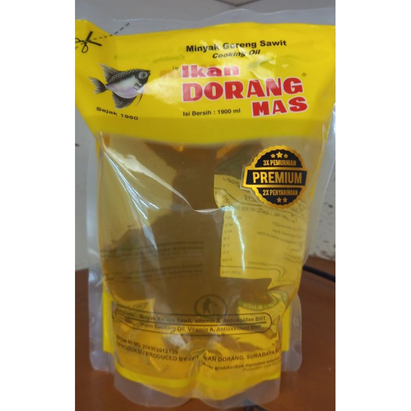 

Minyak Goreng Ikan Dorang Mas 1900ml