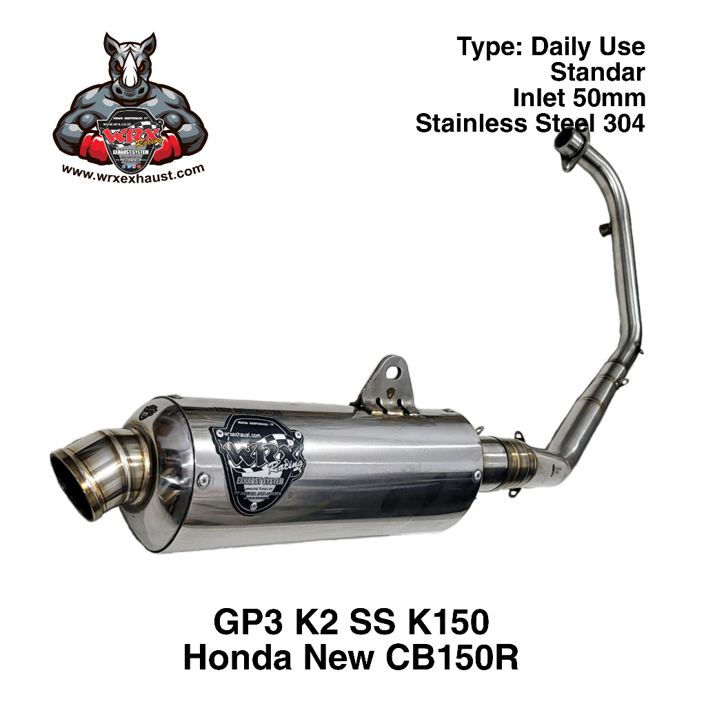 Knalpot WRX GP3 SS K150 New CB150R