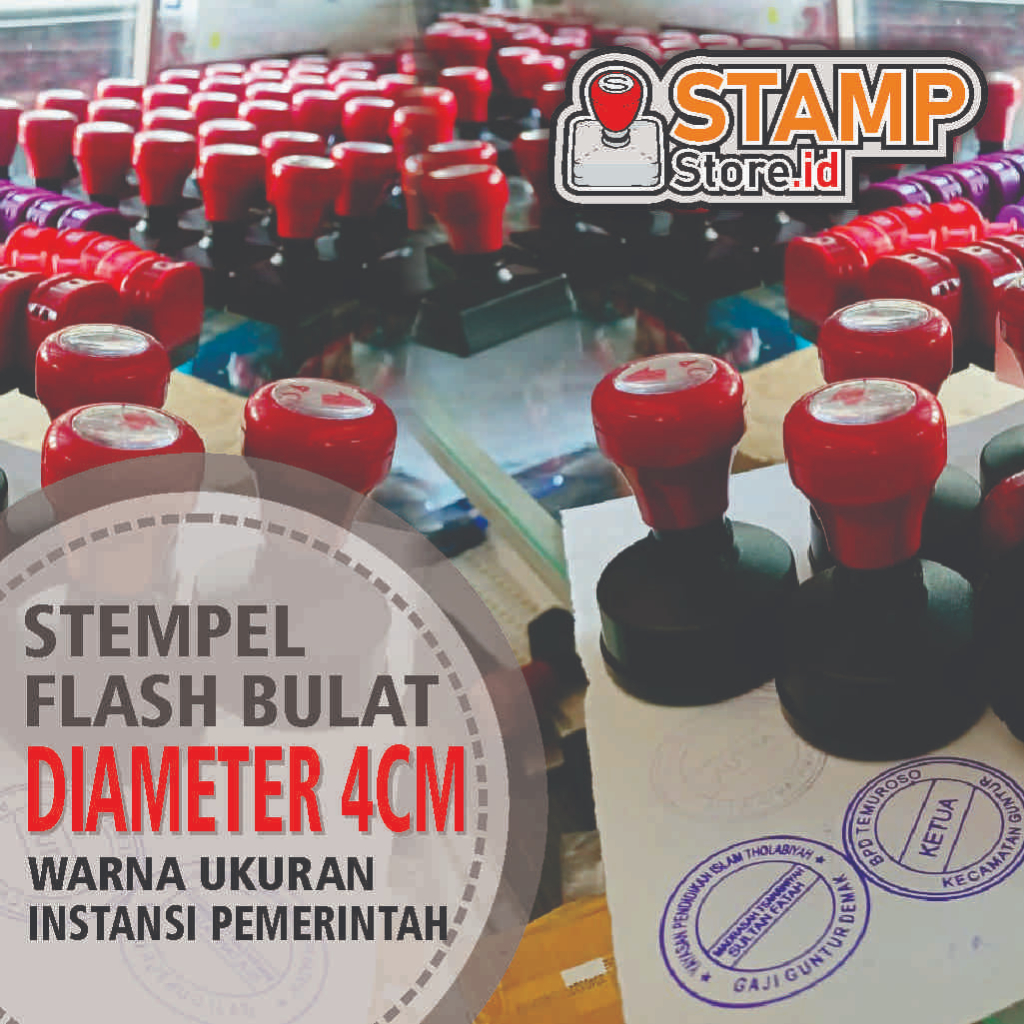 

STAMPEL BULAT UKURAN INSTANSI PEMERINTAH 4CM