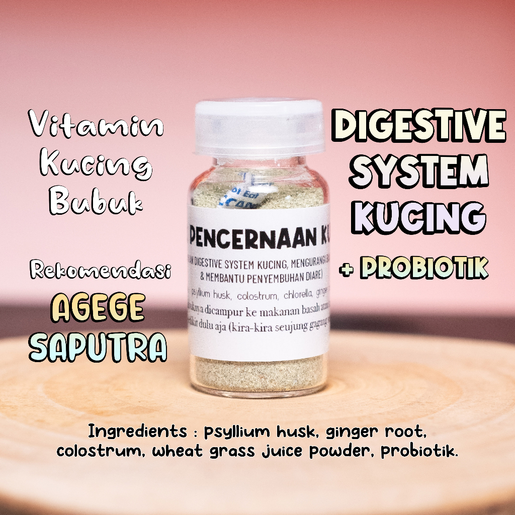 VITAMIN PENCERNAAN KUCING + PROBIOTIK