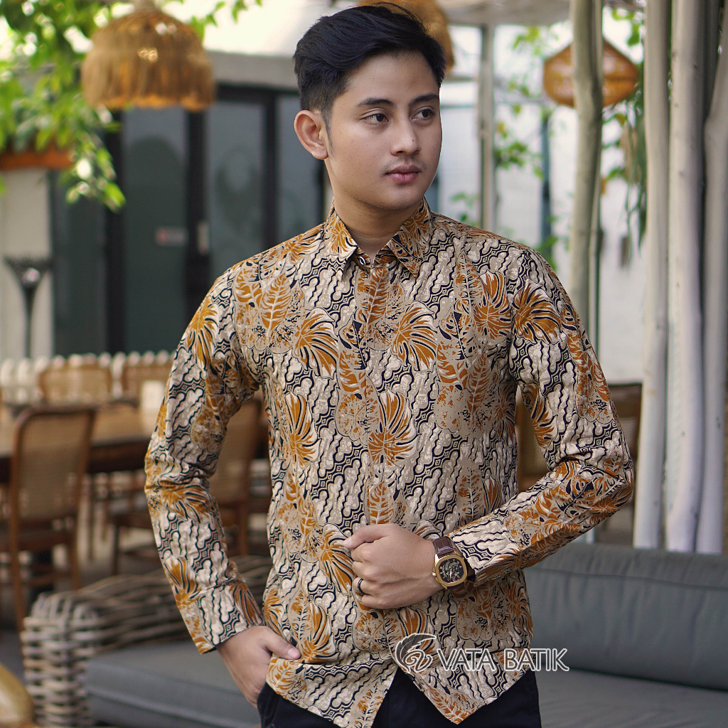 Kemeja Batik Pria Vatabatik Slimfit Premium VATA 23