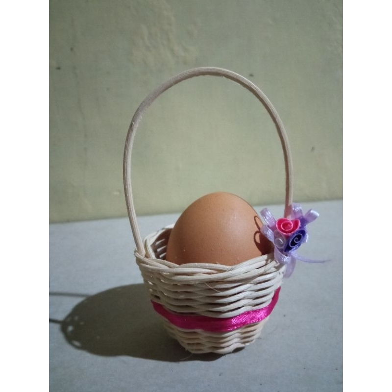 souvenir hajatan unik wadah telur ayam
