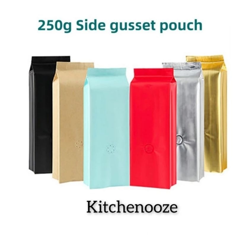 

Kemasan Biji Kopi 250gr Pouch Coffee Bean Packaging [Terdapat VALVE]