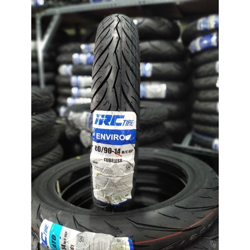 Ban Motor Matic IRC Enviro 80/90-14 tubles