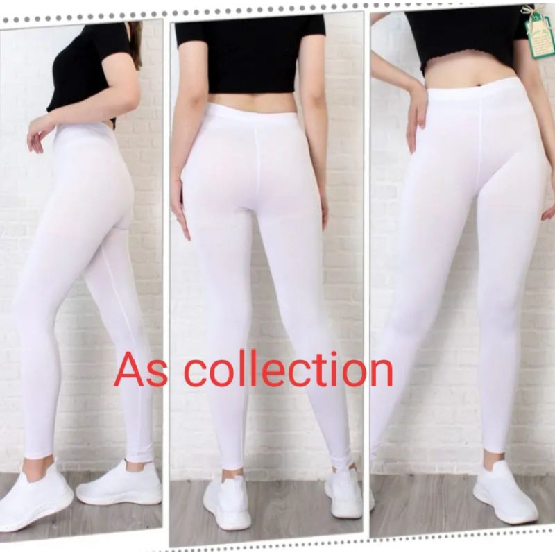 legging panjang putih/celana olahraga senam fitness lari senam zumba/legging putih panjang olahraga 