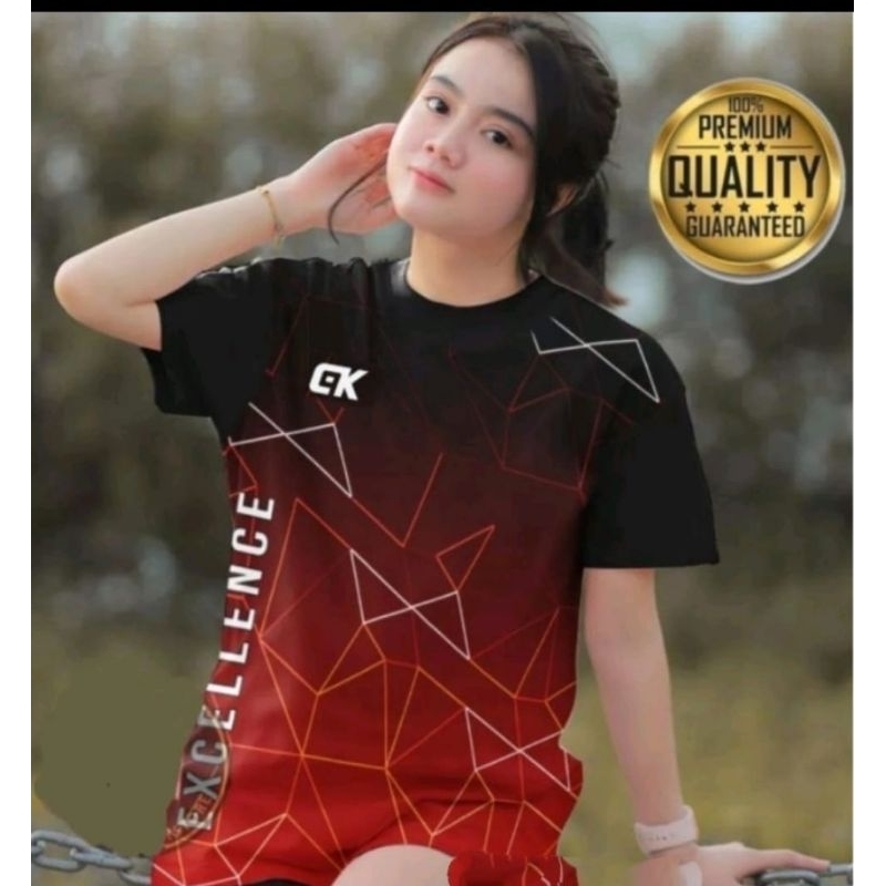 Kaos Dan Setelan Jersey Badminton wanita Baju Volly Kaos Voli import Baju Voli wanita & Pria Dewasa 