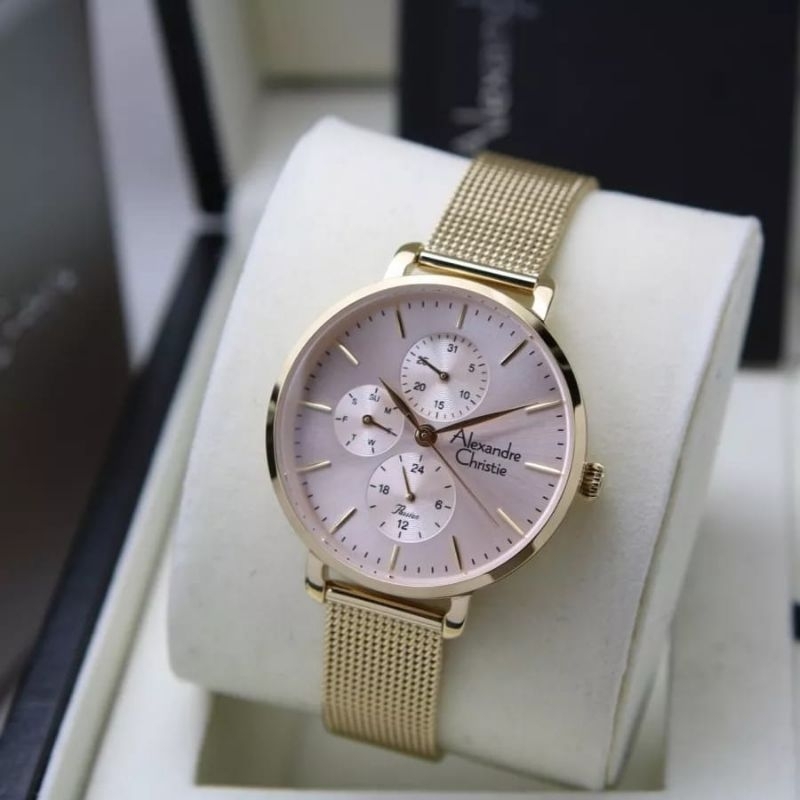 Promo Jam Tangan Arloji Wanita Cewek Cewek Alexandre Alexander Christie's Christi Kristi Originalnya