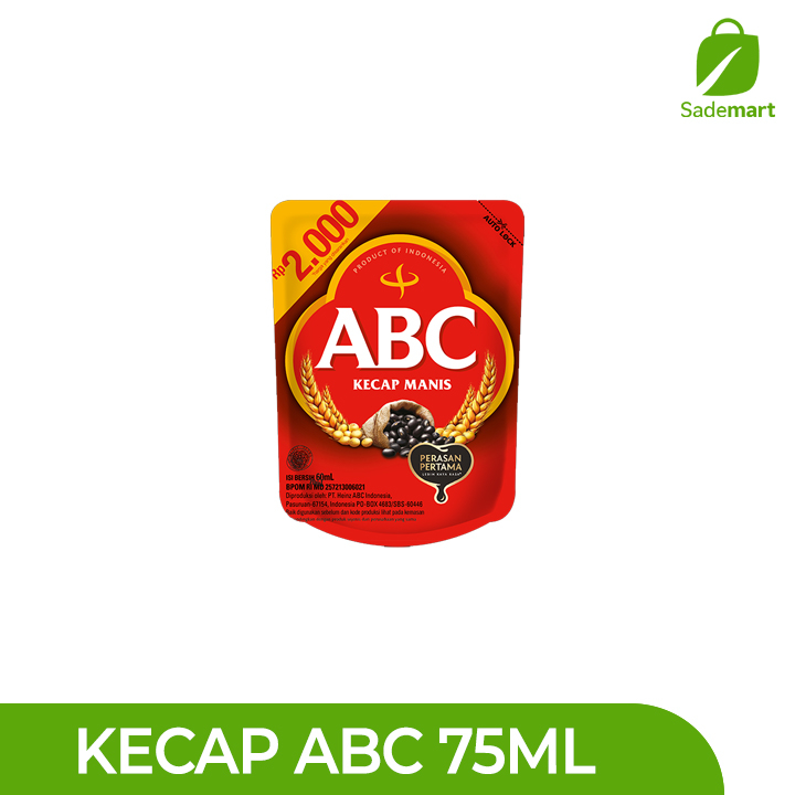 

KECAP ABC KEMASAN 75ML