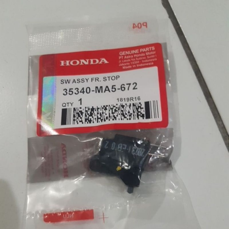 SWITCH REM SWIT REM DEPAN STATER STARTER BEAT VARIO SCOOPY VARIO 125 OLD SUPRA X REVO BLADE ORI ASLI