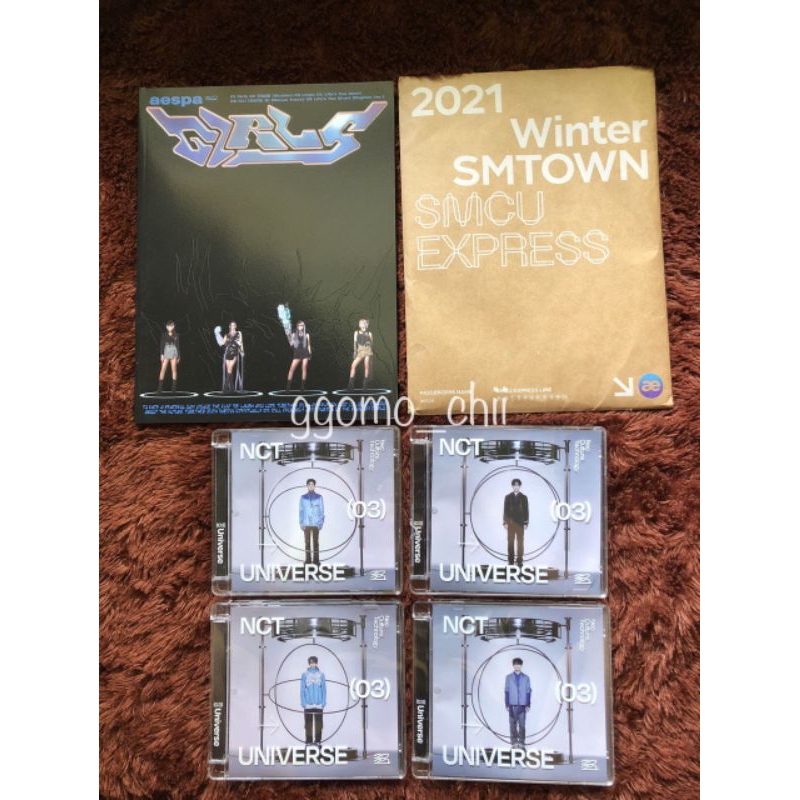 [Ready] album only aespa nct 2021 jewel girls kwangya smcu express universe 2020 jaehyun kun shotaro