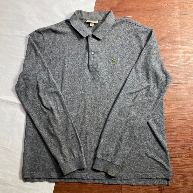 Polo Shirt Rugby Lacoste Grey Second Original