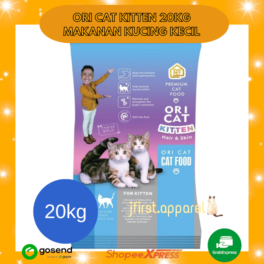 ORI CAT KITTEN 20KG | ORICAT KITTEN 20KG KHUSUS GOSEND