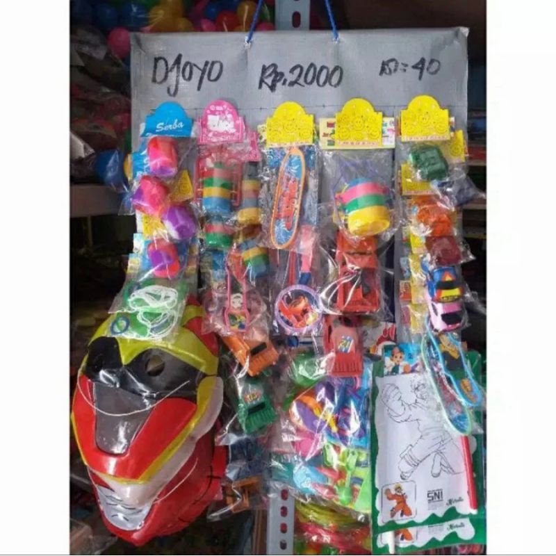 GROSIR MAINAN RENCENG SERBA(2000)ISI 40PCS