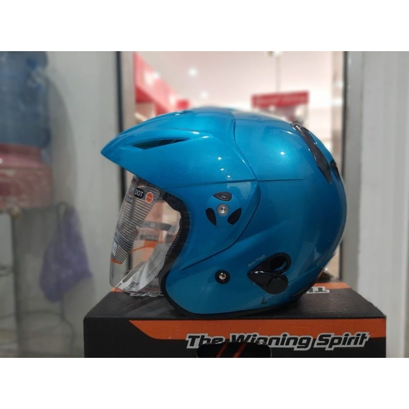 HELM INK CX25 BLUE ICE ORIGINAL HELM INK TOPI CX25 ICE BLUE ORIGINAL MURAH HELM INK CX 25 ICE BLUE O
