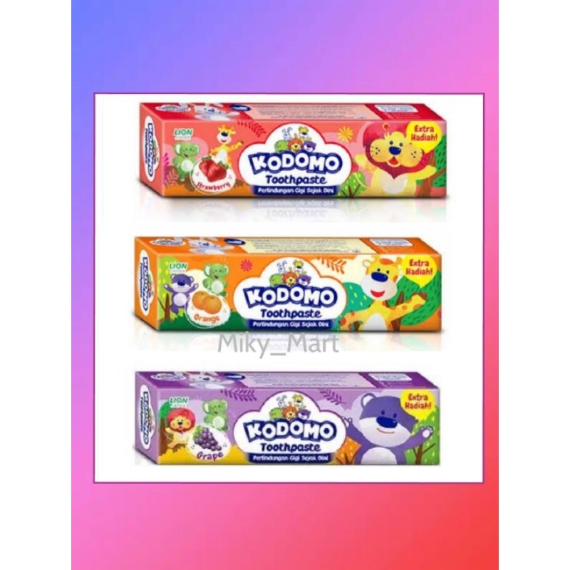 Kodomo Pasta Gigi Anak (Gratis Mainan) 45gr