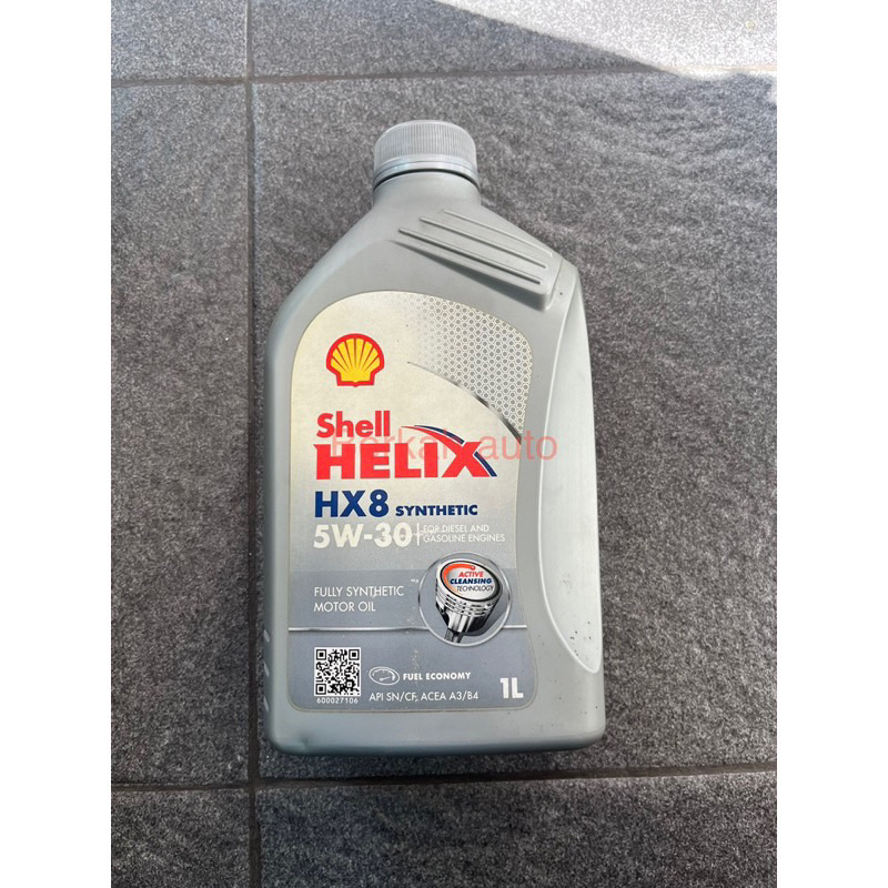 oli shell helix fill sintetik hx8 5W-30 original ayla agya xenia avanza terios rush calya sigra
