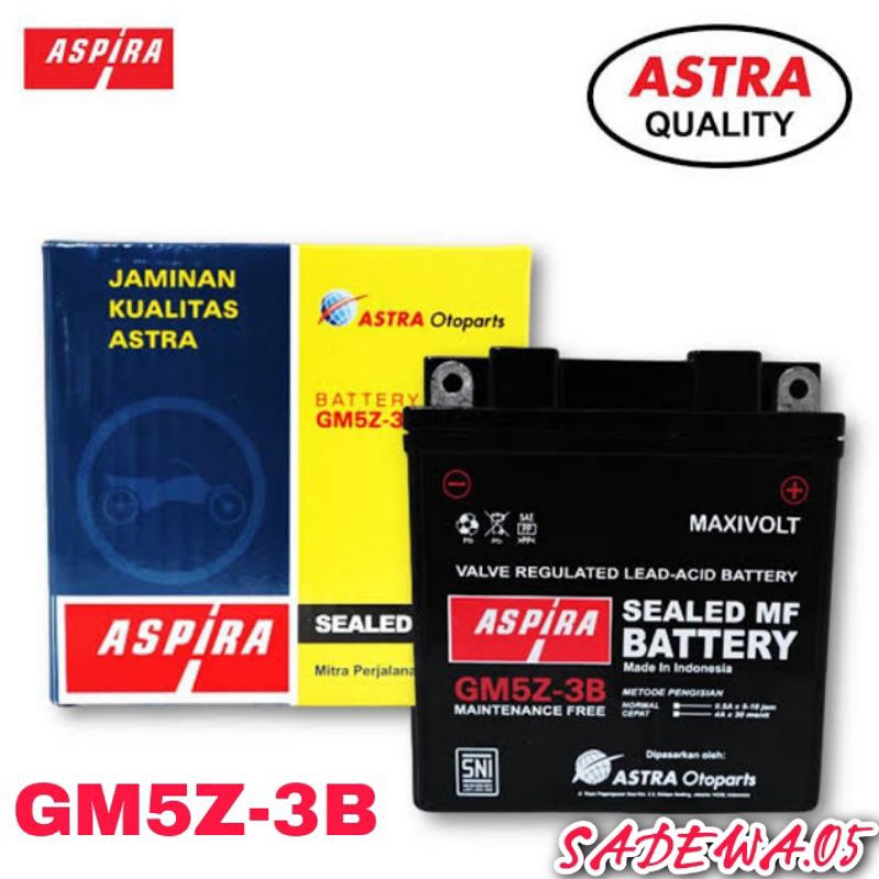 AKI ASPIRA GM5Z-3B AKI KERING SUPRA, GRAND, MIO, VEGA, JUPITAR