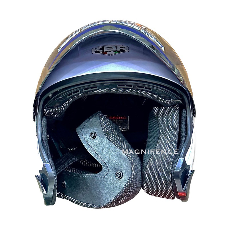 BESTPROMO HELM HALF FACE KBR THANOS THERMATRON ORIGINAL HELM HALF FACE LEOPARD SPOILER HELM HALF