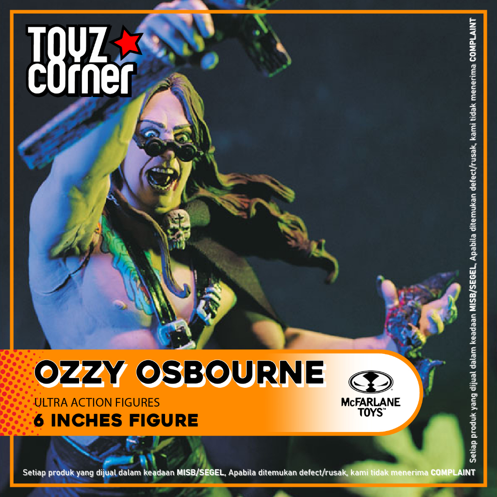 Toyz Corner - Mcfarlane Toys 6 Inch Figure Ultra Action Figures Ozzy Osbourne