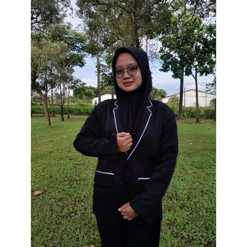 jas almamater jas OSIS jas pondok jas santri warna hitam