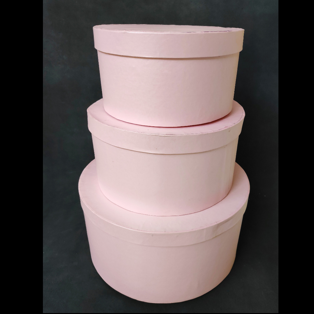 

TOKO ANQA-ROUND BOX Gift Flower Bloom Box Kotak Kado Bundar S (T: 10 cm, dia. 20 cm)