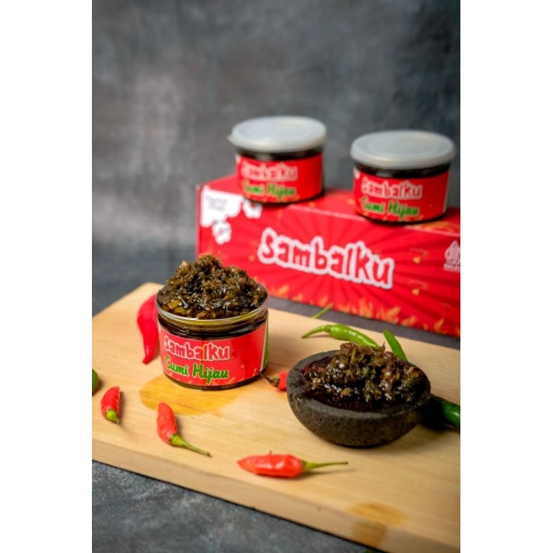 

SAMBAL CUMI HIJAU/PETE/TERI MEDAN/JAMBAL/REBON sambel SAMBELKU